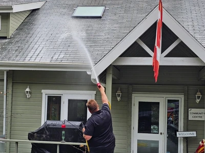 Professional roof cleaning service in Muskoka